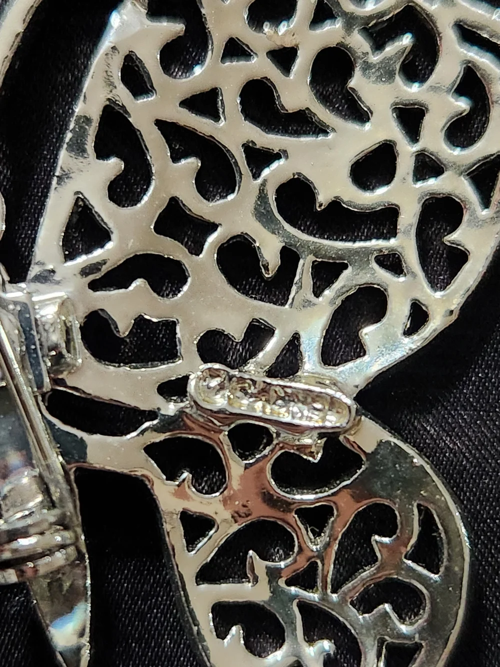 Vintage Gerry’s Silver Tone Openwork Filigree Butterfly Brooch Pin
